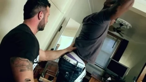 maskurbate: Manuel's Milestone with Mistletoe