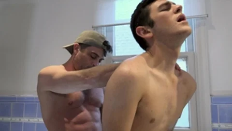 Family Dick: Shaved Lance Hart enjoying huge balls stepfather