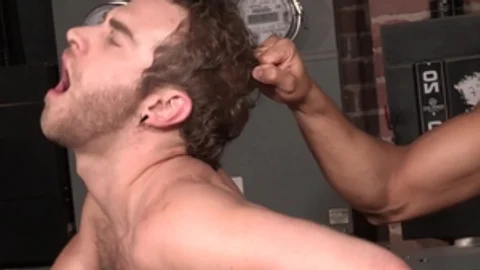 FalconStudios - Hairy bodybuilder helps with hard ramming